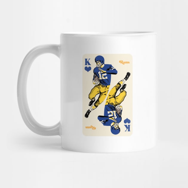 Los Angeles Rams King of Hearts by Rad Love